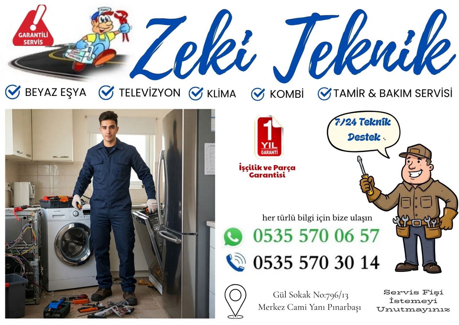 Pınarbaşı  Beko Servisi